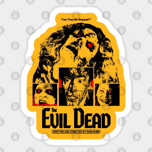 The Evil Dead Sticker by WitheredLotus